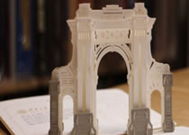 美艷！清華大學(xué)2018首發(fā)激光雕刻機雕刻3D錄取通知書